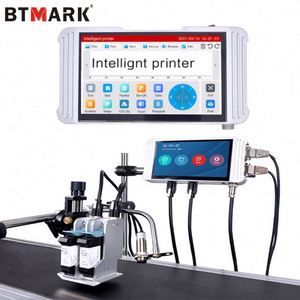 Tintenstrahlcodeur für Flaschen Seriennummern-Druckmaschine Tij-Tinte 1-Zoll-Drucker ohne Chip-Satz Flaschengrundlage Glas-Kunststoffbeutel - Product Image 1