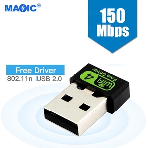 Hardware de la computadora Software Controlador gratuito 150M USB Dongle Tarjeta de red inalámbrica Wifi Adaptador Receptor - Product Image 2