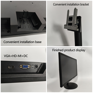 Monitor LED OEM de 22/21, 5 pulgadas, altavoces integrados, entrada VGA, pantalla ancha de ordenador, monitor de pantalla 1920x1080 para el hogar y la Oficina