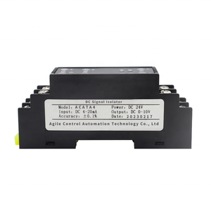 DC電流電圧トランスミッタ4-20mA 0-5V RS485出力0-5A 0-10A入力ガルバニック信号コンバータアナログ信号アイソレータ - Product Image 1