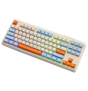 2.4Ghz无线USB C型游戏机械键盘87键RGB背光可编程键盘 - Product Image 1