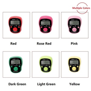1030 Elektronischer Finger zähler 12 Farben Rück stell bar 5-stelliges LCD Elektrische Digital anzeige Finger Hand zähl zähler zählung - Product Image 4