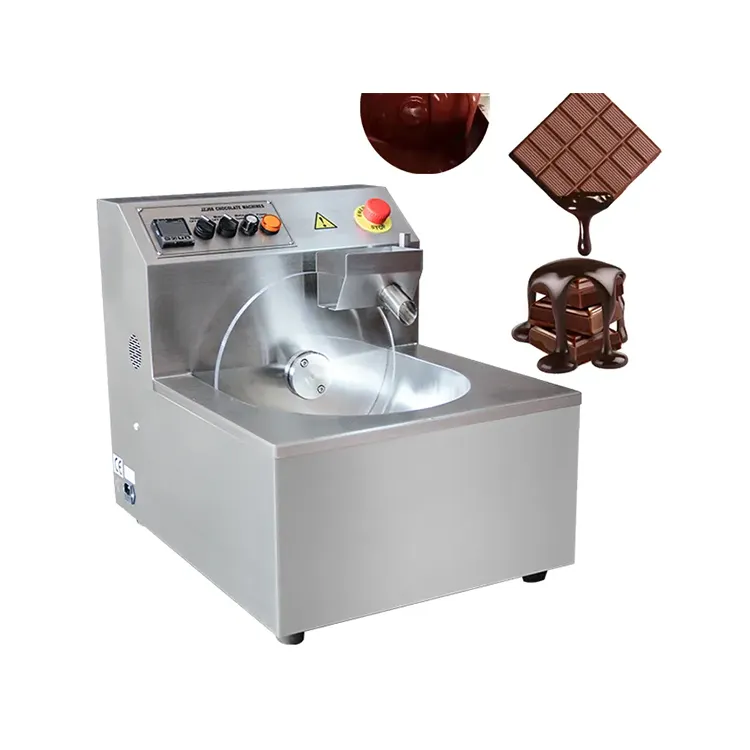 Máquina de fabricación de chocolate de procesamiento de barra de chocolate automática multifuncional de acero inoxidable para pequeña producción