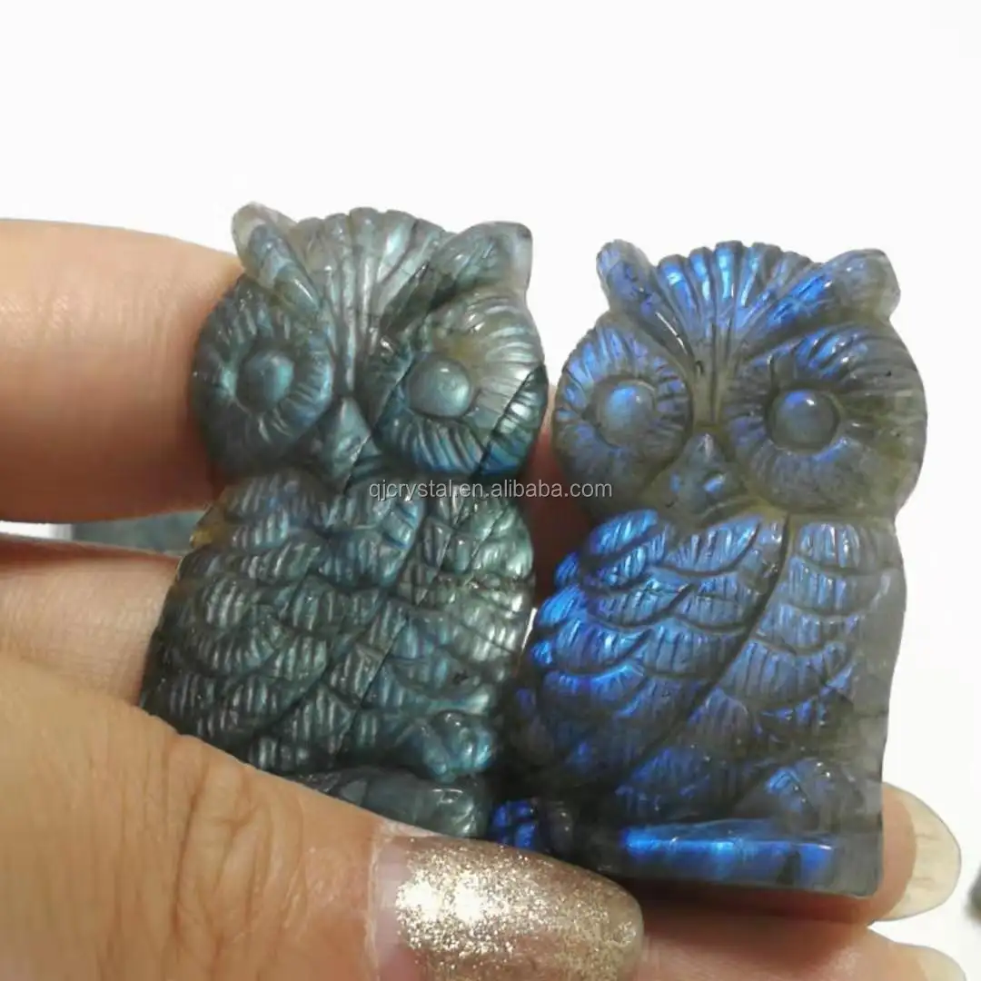 En gros Naturel De Haute qualité labradorite Hibou découpant pour La Décoration