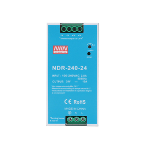 NDR-240W-24V工业可调开关电源模块定制交流380v/220v/110v输入和5A输出电流 - Product Image 2
