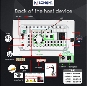 Android coche Car DVD đài phát thanh đa phương tiện Máy nghe nhạc reproductor de carro pantalla Wifi BT 4 gam RDS DSP DVR - Product Image 4