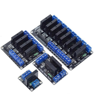 China PCBA Factory 5V Relais 1 2 4 8 Kanal Für OMRON SSR High Low Level Halbleiter relais modul 250V 2A - Product Image 1