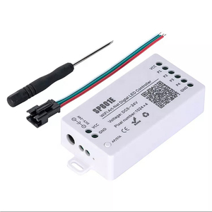 DC5V-24V 12 В SP801E арт-сеть волшебный светодиодный Wi-Fi контроллер матричный панельный модуль WS2812 WS2811 световая полоса Беспроводное управление IOS Android - Product Image 2