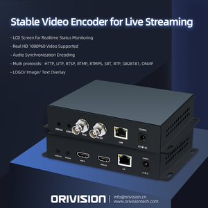 H265 H264 HDMI IPTV codificador con OLED SRT RTSP RTMP RTMPS IP Streaming codificador - Product Image 3