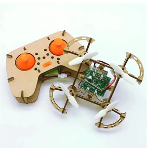 KOUYIKOU Beginner Quadcopter <strong>Drone</strong> Kit <strong>DIY</strong> Plastic <strong>Drone</strong> with Camera Controlled by Remote Control
