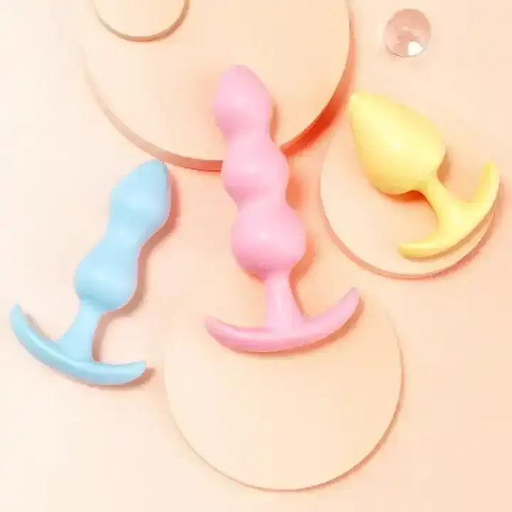 3pcs Anal Plug Kit Silicone Butt Plug Set For Men Women Small Medium And Large With Arc Anal Plug Adult Sex Toys