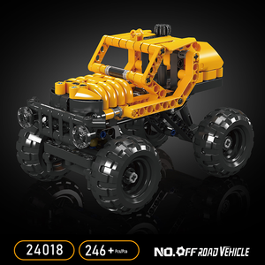 मोल्ड किंग रचनात्मक निर्माण ब्लॉक 24015-24024 हेलीकॉप्टर कृषि वाहन कार sv टेलीहैंडलर प्लास्टिक बिल्डिंग ब्लॉक टॉय सेट - Product Image 3