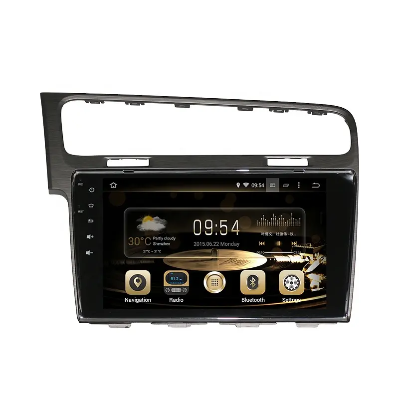 Autoradio Android 10.1 4G 64G de 12.0 pouces avec Apple Car play pour Vw Golf 7 2013