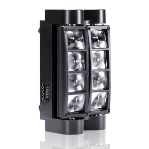 スマートステージライトDmx512サウンドコントロールマイクRgbw8アイムービングヘッドDjステージ照明luces <span class=keywords><strong>led</strong></span> dj