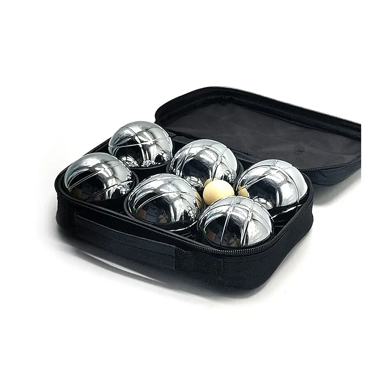 Оптовая продажа металла буль Набор для игры в бочче игровой набор из 6 шарика металла мини Бочче в случае, если упаковка