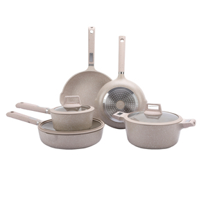 High Quality Customized Aluminum Die Casting Cookware <strong>Set</strong> Non Stick Cookware 10 Piece <strong>Set</strong> - Product Image 4