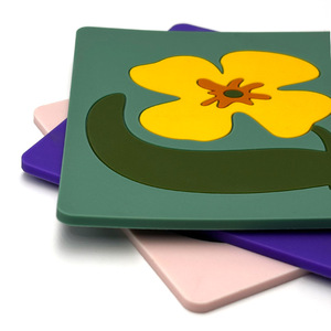 Tùy chỉnh PVC Coaster biểu tượng tùy chỉnh đế lót ly cho đồ uống scald-proof chống trượt thời trang placemat món ăn PVC đế lót ly cho đồ uống tùy chỉnh - Product Image 6