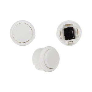 Joy-it Button-White Mini-Eingangs gerät Weiß Geeignet für Arduino, Banana Pi () - Product Image 1