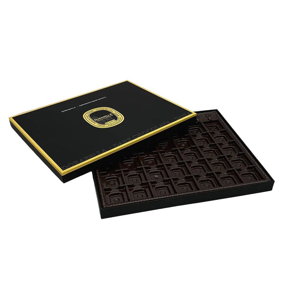 Изготовленная на заказ коробка для упаковки шоколада Роскошная 2024 новейшие продукты экологически чистая бумажная упаковка для шоколадных батончиков