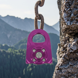 Offre Spéciale palan de sauvetage tout-terrain de 10 tonnes avec protection contre les chutes de poulie en aluminium 50kN robuste pour l'escalade - Product Image 4