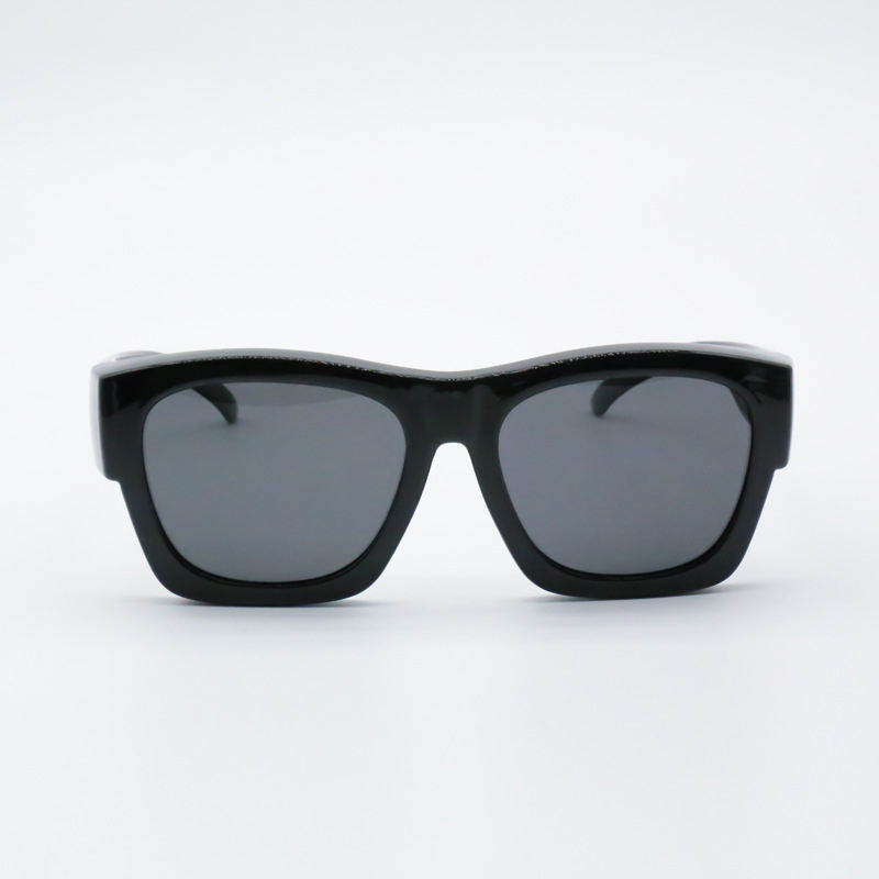 Negro brillante de lente negro