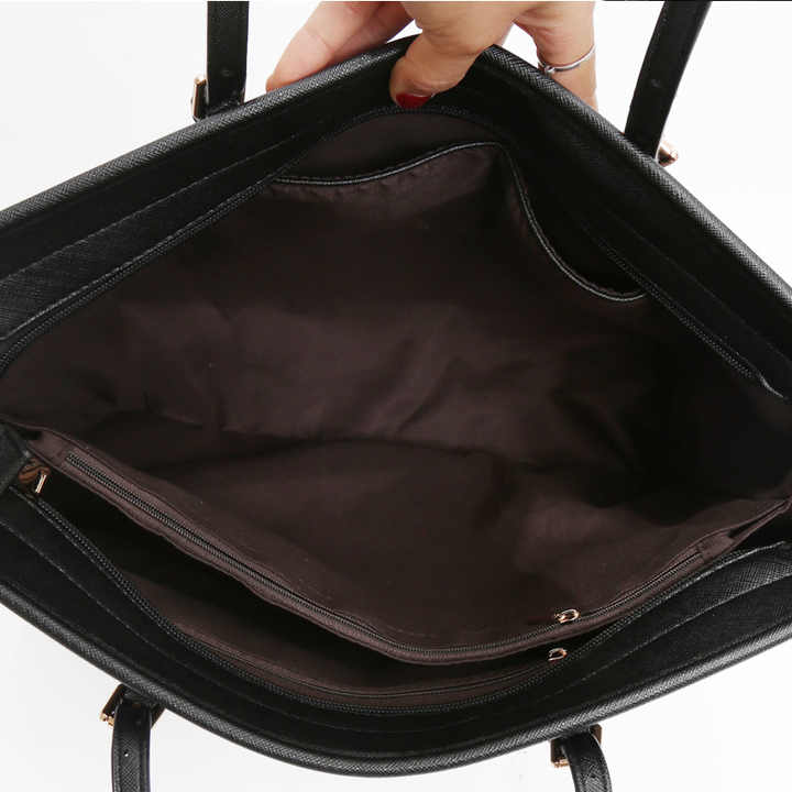Hochwertige Luxus-Taschen Damen handtaschen Custom Smooth PU Designer Echt ledertaschen Große Kapazität Damen-Einkaufstasche