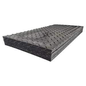 HDPE zemin koruma kompozit Bog Mat 4x8 plastik Portafloor geçici yol paneli kurulu 18-20mm kalınlığı UV ışık için - Product Image 5