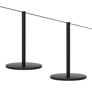 Chất lượng cao Bảo tàng triển lãm nghệ thuật rào cản stanchions hàng đợi đứng dây cực rào cản kiểm soát đám đông rào cản - Product Image 1