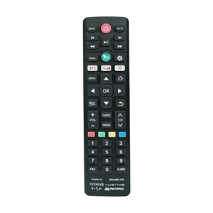Controle remoto universal inteligente universal de 45 teclas com temporizador de bateria compatível com muitas TVs 4K HD inteligentes