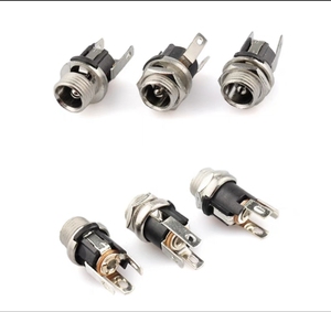 12V 4A DC025DC021メタルメスソケットパネルマウントジャック5.5 * 2.1mm 5.5 * 2.5mm DC電源コネクタ - Product Image 4