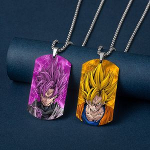 <span class=keywords><strong>2025</strong></span> New Dragon Ball thép không gỉ kim loại <span class=keywords><strong>Dog</strong></span> <span class=keywords><strong>Tag</strong></span> 50x28 Mét Anime thời trang phụ kiện không thấm nước bền khắc tùy chọn Unisex - Product Image 3