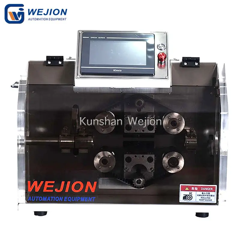 Wejion 2453 חשמלי אוטומטי גמיש צינור צינור פלסטיק חותך צינור פלסטיק pvc מכונת חיתוך צינור פלסטיק pvc