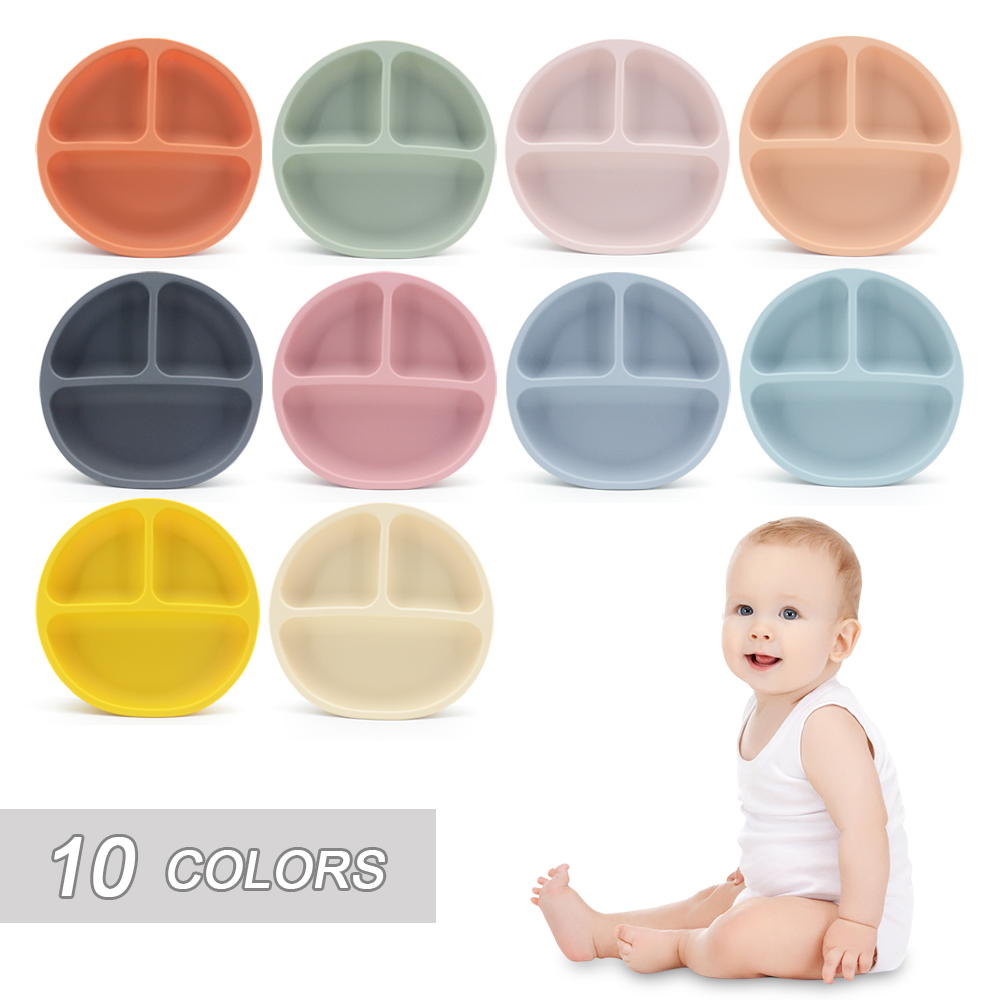 Assiette rouge pour bébé