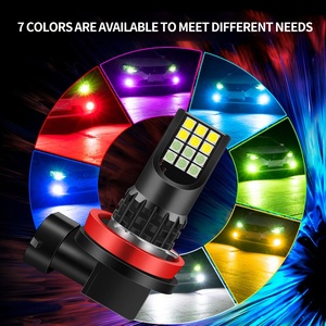 โคมไฟตัดหมอกหน้าอัตโนมัติ, H7 9005 9006หลอดไฟ LED H11 H8ปกติแฟลชรถยนต์ไฟตัดหมอก - Product Image 2