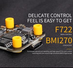 T-MOTOR Контроллер полета MINI F7 STM32F722 BMI270 3 ~ 6S Lipo поддержка OSD 20*20 мм в соответствии с F45A MINI 4IN1 ESC для дрона FPV - Product Image 3