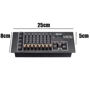 Mini pil DMX 512 denetleyici 40 kanallar 5 kovalamaca taşınabilir MA anahtar aydınlatma düğmesi konsolu - Product Image 6