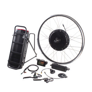 26 "ön/arka tekerlekler lityum pil içeren 1000 büküm gaz ile güçlü 48V LCD ekran W elektrikli bisiklet dönüşüm kiti - Product Image 6