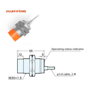 DC10~30V 25mm detection range M30 cylindrical <strong>proximity</strong> <strong>sensor</strong> for positioning detection - Product Image 4