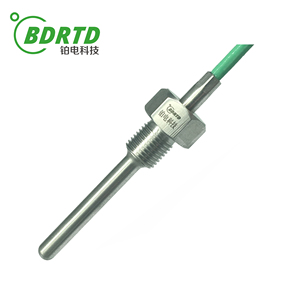 Ventas directas de fábrica Instalación roscada de alta precisión Resistencia de platino Sensor de temperatura PT1000 - Product Image 4