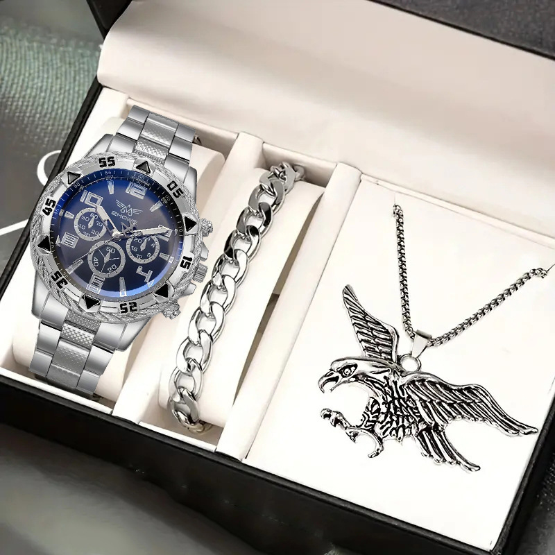 silver-blue(no watch box)