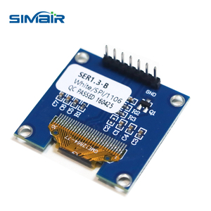 1,3-Zoll-OLED-12864-LCD-Bildschirm, weißes Licht, löt bare Stifte, serieller SPI-Anschluss, 7-poliges OLED-Anzeige modul, 3V. - Product Image 5
