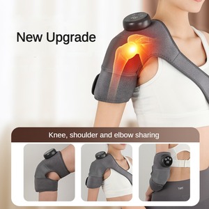 One-Button Physiotherapy Electric Rechargeable Cordless Thermal Shoulder Elbow <strong>Knee</strong> Heating Vibration <strong>Therapy</strong> and Massage Band - Product Image 3