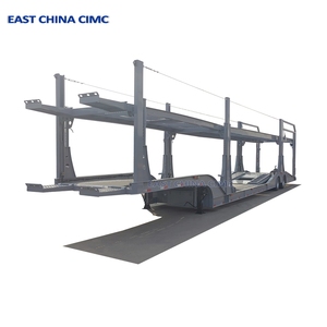 中国供应商工厂价格<span class=keywords><strong>8</strong></span>辆汽车2轴汽车拖车CIMC汽车拖车半挂车待售