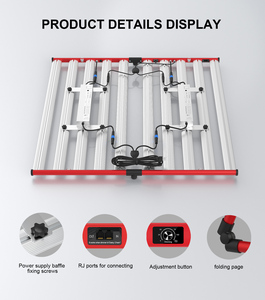 משלוח חינם aglex מלא ספקטרום לגדול אור 1000w עבור צמח מקורה הוביל לגדול אור 10 ברים foldable מסחרי הוביל לגדול אור - Product Image 2