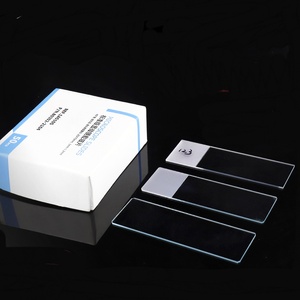 Cristalería de laboratorio Cotaus vidrio esmerilado un portaobjetos de vidrio de un lado portaobjetos de microscopio con CE ISO - Product Image 4
