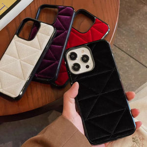 Line Geometry Solid Color <strong>Shell</strong> for IPhone15 Simple 14 Promax12 Phone case Apple 13 New 11 Women - Product Image 1