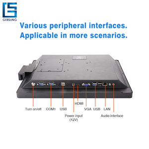 Terminales de sistema POS OEM de 15,6 pulgadas, pantalla táctil doble, software de venta al por menor, gana máquina POS, caja registradora