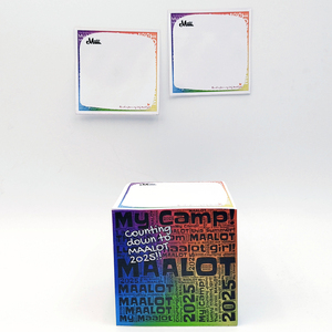 Promoción de fábrica personalizada de alta calidad, diseño personalizado, bloque de papel de impresión, Cubo de notas, Cubo de notas