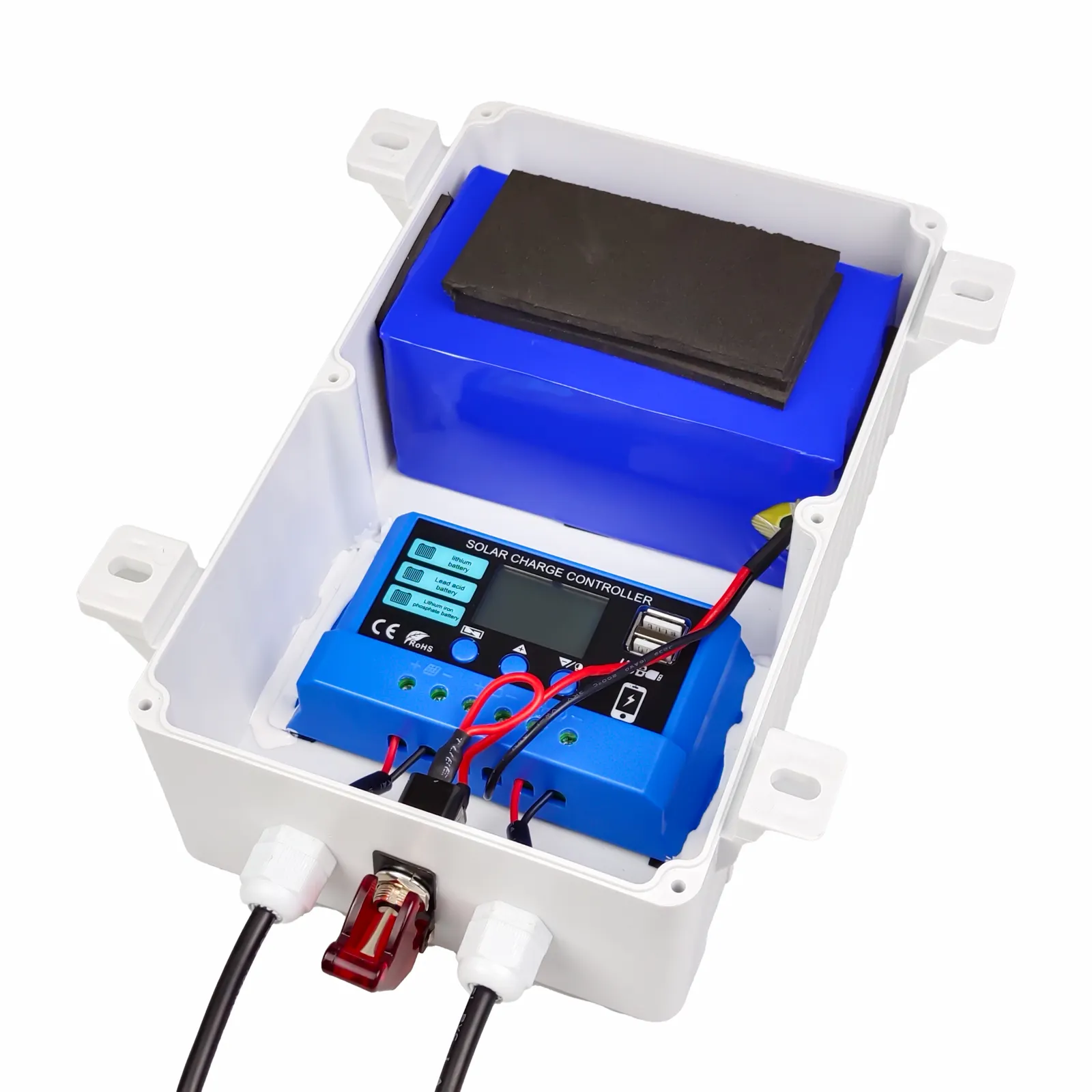 Benutzer definierte YaDan BP6 LiFePO4 Batterie Online-USV Wasserdichte Home-Backup-USV für Solarstrom versorgung
