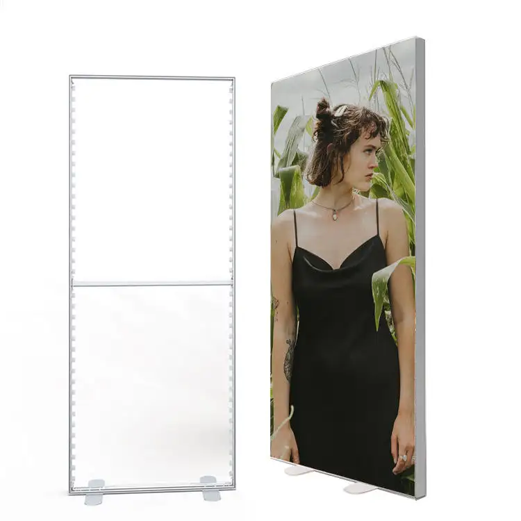 Los mejores productos nuevos de 2024 Barra de doble cara delgada Led publicidad imagen soporte menú tablero marco caja de luz